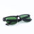 玻璃电焊眼镜二保焊护眼焊工防打眼防强光防电弧防护 J01浅绿色护目镜+眼镜盒