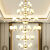 现代新中式全铜吊灯玉石客厅灯2023年新款大气餐厅大厅灯具 6头
