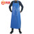 鸣固 TPU围裙 防水防污防油耐寒围裙 蓝色厚 均码 MG-ST-4996-1