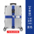 出国留学旅行行李箱绑带一字十字打包带拉杆箱捆绑带子托运加固带 升级款-不带锁十字蓝色