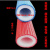 沃嘉定制适用彩色家装水管暖通红蓝压花保温棉管4分6分1寸保护套管沧州市 25白6分管 7mm厚1.5米长一根