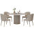 悠居大理石餐桌椅组合家用小户型亮光岩板法式现代简约轻奢风圆形高端 直径130 (带80转盘)圆桌