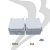 铸固 R型abs塑料防水盒 户外防水接线盒监控室外防水盒分线盒 RA200*155*80