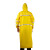 大杨855安全警示防雨服 黄色 XXXL码 1件 反光透气雨披连体连帽雨衣 定制