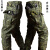 绿新型外军俄罗斯特种兵防寒冲锋衣工作迷彩服外冬季加绒 加绒IX7战术裤-绿色 S（100-120斤）