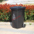 适用户外大码120升塑料带轮上海干湿垃圾分类垃圾桶双桶脚踏工业环卫 240D上海分类D带轮红色(有害