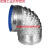 LMD直径150-160-170-180mm油烟机排烟管通风管软管加厚铝箔管 150mm*1米钢丝铝箔风管