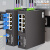 海奈 工业级管理型交换机 千兆单模双纤2光8电 光纤收发器转换器DIN导轨式 LC接口 20KM HN-72228-LC 1台