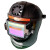 LISM头戴风扇自动夏季变光电焊工面罩帽子氩弧二保自动防护手持真彩 四芯真彩变光眼镜加40片保护片