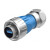 H24防水航空插头USB3.0数据信号面板安装固定公母连接器防水插座 插头(带0.5米线)