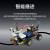 元族动力传动arduino智能小车机器人套件UNO R3循迹 避障 遥控 蓝 套餐四含意大利UNO板