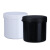 达尼胜塑料瓶 加厚广口储存罐大口直立桶 包装桶密封罐500ML黑色