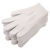 劳保手套耐脏棉线手套耐磨工作工地手套针织手套户外作业线手套 400白色棉线60双