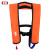 圣驰(SHENGCHI)便携式自动充气救援救生衣海钓钓鱼马甲救生衣成人大浮力背心专业救生衣MC709-150A橙色自动