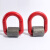 焊接吊环 焊接d型环 吊耳焊接G80模锻高强度合金钢起重吊环吊具 2吨