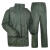 适用于保安加有新式网徒步绿雨衣制式分体户外绿橄榄绿雨衣抢险执 单位绿雨衣有口袋 L