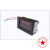 沃嘉定制适用电动车电量表电瓶摩托车电压表显示器锂电池指示检测12V48V72V60 12V电瓶 红色
