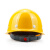 舜选 安全帽SHX-K3 新国标ABS 建筑工地工程电力施工 防砸透气抗冲击 黄色1顶 定制logo印字链接