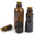 海斯迪克 HKC-259 玻璃试剂瓶 茶色喇叭口样品瓶分装瓶 盖子颜色随机 5ml 