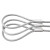 热镀锌不锈钢丝绳索具压制吊具无油铝合金起重钢缆绳拖车货车 8毫米粗 5m