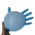 ANBOSON 一次性手套丁晴乳胶PVC高弹丁腈防护丁腈手套（100倍数下单） 蓝色(高弹指麻)纯丁晴 S码 (精品加厚款)