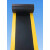 警示边防滑pvc地垫黄色边塑胶垫车间仓库防水防滑阻燃垫工厂地板 黑色+黄边 1.5米宽度*1米长 要几米拍几份
