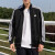 阿迪达斯 （adidas） 男运动套装 学生春季款健身休闲经典三条纹立领帅气夹克外套宽松 H46099+小脚裤GK8831 XS
