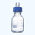 适用实验室补料瓶 发酵罐1/2/3/4通孔试剂加料瓶 小号中号大号 不锈钢 小号100ml三通