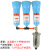 定制气泵空压机油水分离器压缩空气冷干机干燥小型除水气水精密过 白色 1.5立方单个AD402