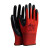 星宇红宇N539丁腈浸胶手套 12双 均码 红色 耐油耐磨防滑透气工地工作劳保手套 定制