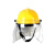 定制适用消防头盔3C认证17款F2款97款抢险救援防汛头盔02韩式消防员安全帽 97款头盔
