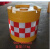 反光沙桶塑料防撞桶圆柱形滚塑防撞桶玻璃钢防撞桶交通防撞桶路障 900*900mm滚塑黄色