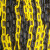 路障锥橡胶禁止停车桩警示牌柱挡车器塑料指示牌雪糕筒方锥形桶反 黄黑链条3米配连接扣子4个