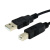 酷比客 USB2.0打印线/USB/AM-BM/黑/3M LCCPUSBAMBMBK-3M