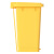 科力邦（Kelibang） 医疗垃圾桶 垃圾箱卫生桶商用有盖垃圾桶废物回收箱翻盖60升 KB1010 黄色脚踏款