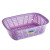 珠塑 塑料方筛 塑料碗碟沥水篮 收纳篮（150个/组） 313 绿/蓝/紫/粉色 购买请备注颜色