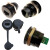 金属D型圆形M24孔RJ45数据USB2.0-3.0信号HDMI航空母座防水连接器 VILIAN-24Y-USB3.0-PCB，USB