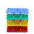 仓储塑料货架收纳箱五金工具展示架多层置物架库房仓库收纳盒 P1单个长宽高180*120*80蓝