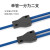 海乐(HAILE)铠装防鼠咬电信级单模双芯光纤跳线9/125 100米HJ-2LC-LC-SK100