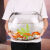 南啵丸创意圆形玻璃鱼缸透明大号桌面加厚乌龟缸金鱼缸水培客厅风水招财 外贸25圆球大号(裸缸)