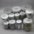 定制适用60克至750ml高筒螺纹圆形铝盒分装密封金属铝罐铝瓶预售 120ML氧化磨沙铝罐3个