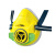 SHIGEMATSU日本重松制作所TW01SC防尘防毒口罩焊接防烟矿山打磨喷漆涂装 黄色主体+T2防粉尘芯一个 M