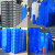 墨申物流箱塑料长方形带盖周转箱加厚工业蓝色收纳箱龟缸胶箱整理箱子定制 外尺寸：800*600*340 蓝色（无盖）