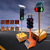 300道路太阳能交通信号灯红绿灯箭头灯警示灯可升降可移动 四面/三灯/箭头+倒计时