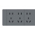 贵派（goldp）10A二十孔灰色118型(大)插座 贵雅A7S-118灰色系列墙壁暗装插座