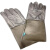 护享Hu+ W803半皮电焊手套，头层牛皮手掌，防火皮革袖口 1副 黄