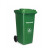 急先锋户外垃圾桶 两轮移动塑料垃圾桶100L 蓝色 HDPE材质 黄色 120L(两轮款)