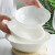 瓷秀源陶瓷碗单个大碗汤碗面碗骨瓷家用餐具拉面碗斗笠碗喇叭碗沙拉碗 5.5寸斗碗