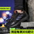 阿迪达斯 （adidas）新款 SENSEBOOST GO M 男子缓震回弹运动休闲跑步鞋EG0960 纯黑/EF0709 42.5 (265mm)