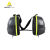 代尔塔DELTAPLUS 103011专业工业级隔音耳罩颈戴款工厂降噪防噪音耳机护耳器 103011灰黄色 
